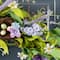 Glitzhome® 24" Easter Lavender & Bird Nest Wreath